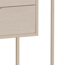 Load image into Gallery viewer, Seaford Bookcase Tall Shelving 2 Drawer Unit With 4 Shelves In Grey 185x77x35cm
