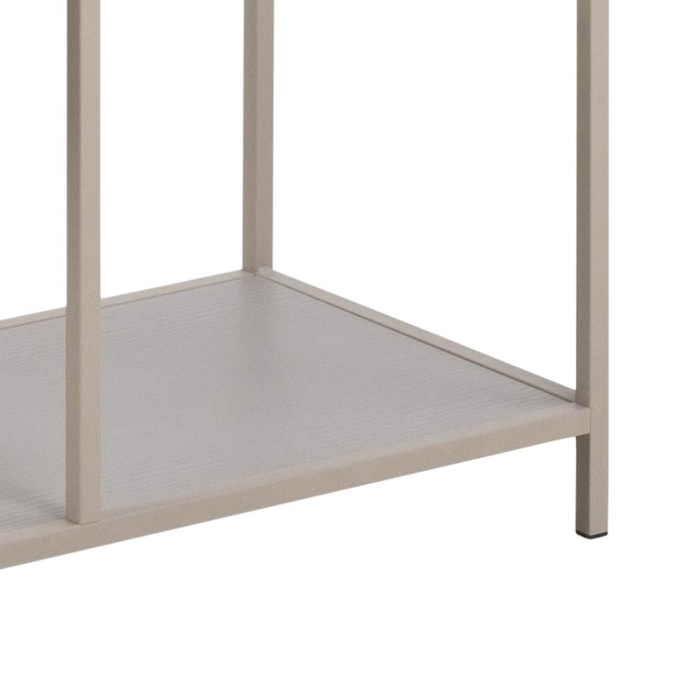 Seaford Tall Bookcase Shelving Unit With 5 Shelves In Grey 77x35x185 cm
