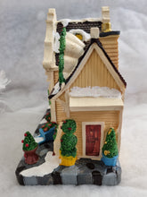 Load image into Gallery viewer, Light Up Patty's Shop Christmas Village Scene Traditional Winter Large Miniature 19x18cm

