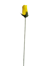 Load image into Gallery viewer, Single Wooden Rose Bud in Cellophane and Ribbon - Choose from 20 Colours
