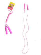Load image into Gallery viewer, Value Plastic Handle Skipping Rope 220cm 7&#39; 3&quot; approx length Adjustable Lightweight
