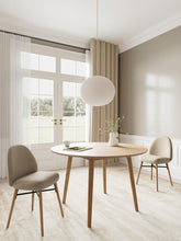 Load image into Gallery viewer, Sophia Fabric Upholstered Dining Chair With Oak Legs Set Of 2 Chairs
