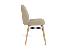 Load image into Gallery viewer, Sophia Fabric Upholstered Dining Chair With Oak Legs Set Of 2 Chairs
