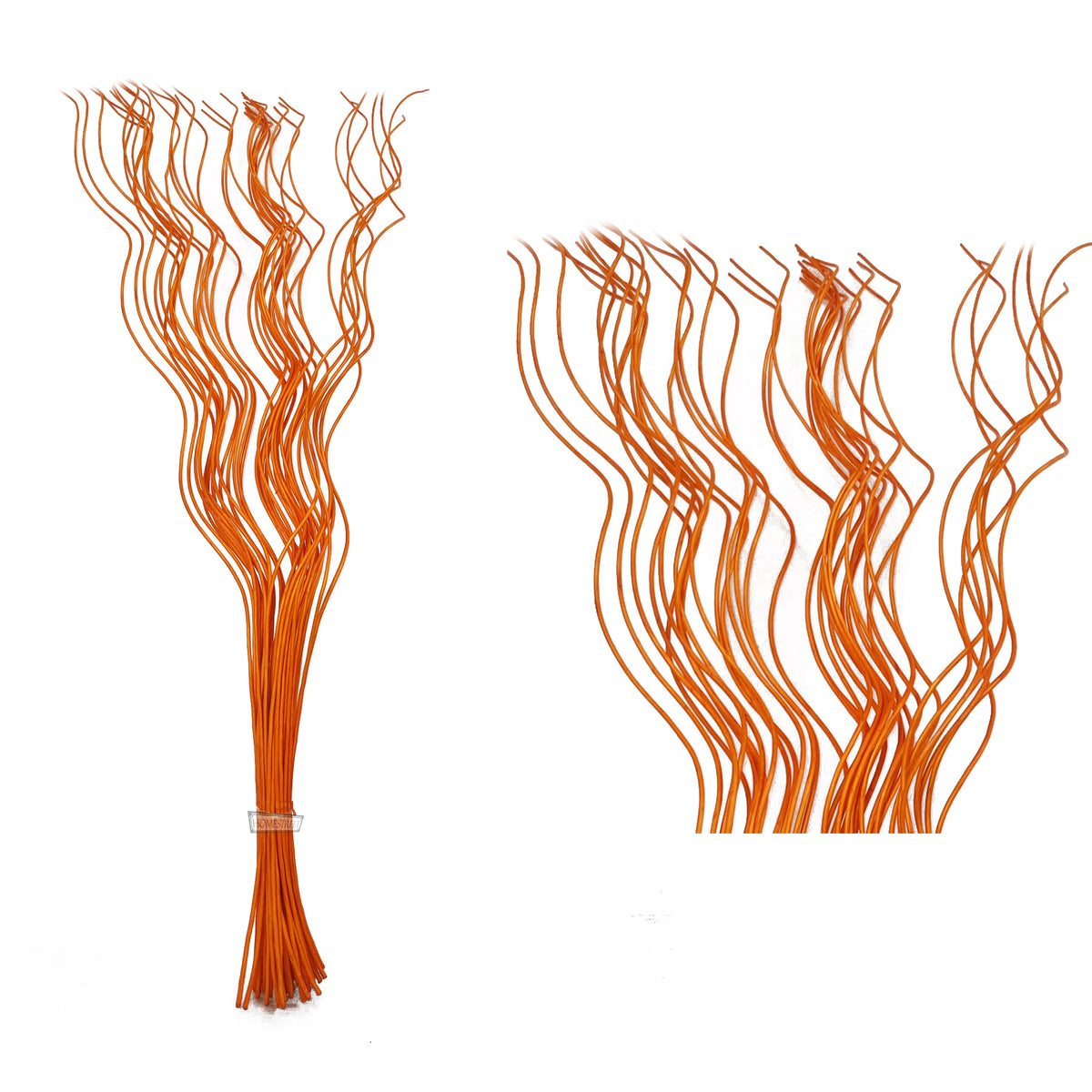 Tall Spiral Willow Twigs Bunch For Floor Standing Vases Home Decor 120cm 40 Twigs