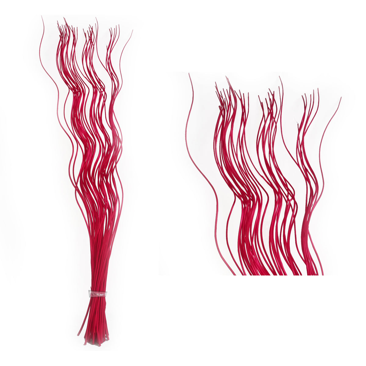 Tall Spiral Willow Twigs Bunch For Floor Standing Vases Home Decor 120cm 40 Twigs