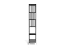 Load image into Gallery viewer, Strington Tall Bookcase Shelf Unit Black Metal With 5 Shelves 85x35x185 cm
