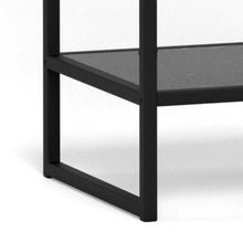 Load image into Gallery viewer, Strington Tall Bookcase Shelf Unit Black Metal With 5 Shelves 85x35x185 cm

