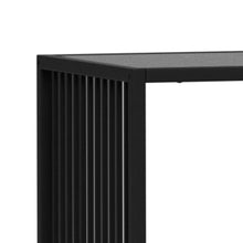 Load image into Gallery viewer, Strington Bookcase Shelf Unit Black Metal With 2 Shelves 120x35x83 cm
