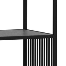 Load image into Gallery viewer, Strington Bookcase Shelf Unit Black Metal With 2 Shelves 120x35x83 cm
