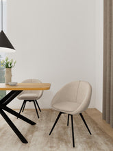 Load image into Gallery viewer, Tenna 360 Swivel Auto Return Dining Chair Apia Fabric Set Of 2

