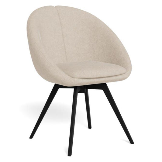 Tenna 360 Swivel Auto Return Dining Chair Apia Fabric Set Of 2