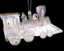 Load image into Gallery viewer, Iridescent Shimmer Train Hanging Christmas Decoration Magical Fairy Tale Themed Xmas Tree Pendant
