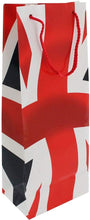 Load image into Gallery viewer, Union Jack Bottle Gift Bag With Rope Handles
