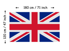 Load image into Gallery viewer, Union Jack Paper Tablecloth British Flag Kitchen Dining Picnic Disposable Supplies 120 x 180 cm
