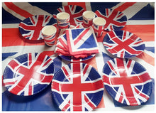 Load image into Gallery viewer, Union Jack Paper Tablecloth British Flag Kitchen Dining Picnic Disposable Supplies 120 x 180 cm
