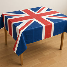 Load image into Gallery viewer, Union Jack Paper Tablecloth British Flag Kitchen Dining Picnic Disposable Supplies 120 x 180 cm
