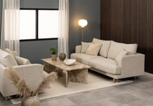 Load image into Gallery viewer, Vega Lavish Marble Coffee Table In Brown Marble Rectangle Top 140x70cm

