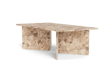 Load image into Gallery viewer, Vega Lavish Marble Coffee Table In Brown Marble Rectangle Top 140x70cm
