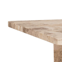 Load image into Gallery viewer, Vega Lavish Marble Coffee Table In Brown Marble Rectangle Top 140x70cm
