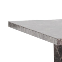 Load image into Gallery viewer, Vega Lavish Marble Coffee Table In Grey Rectangle Top 140x70cm
