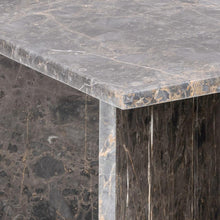 Load image into Gallery viewer, Vega Lavish Marble Coffee Table In Grey With Square Top 90cm
