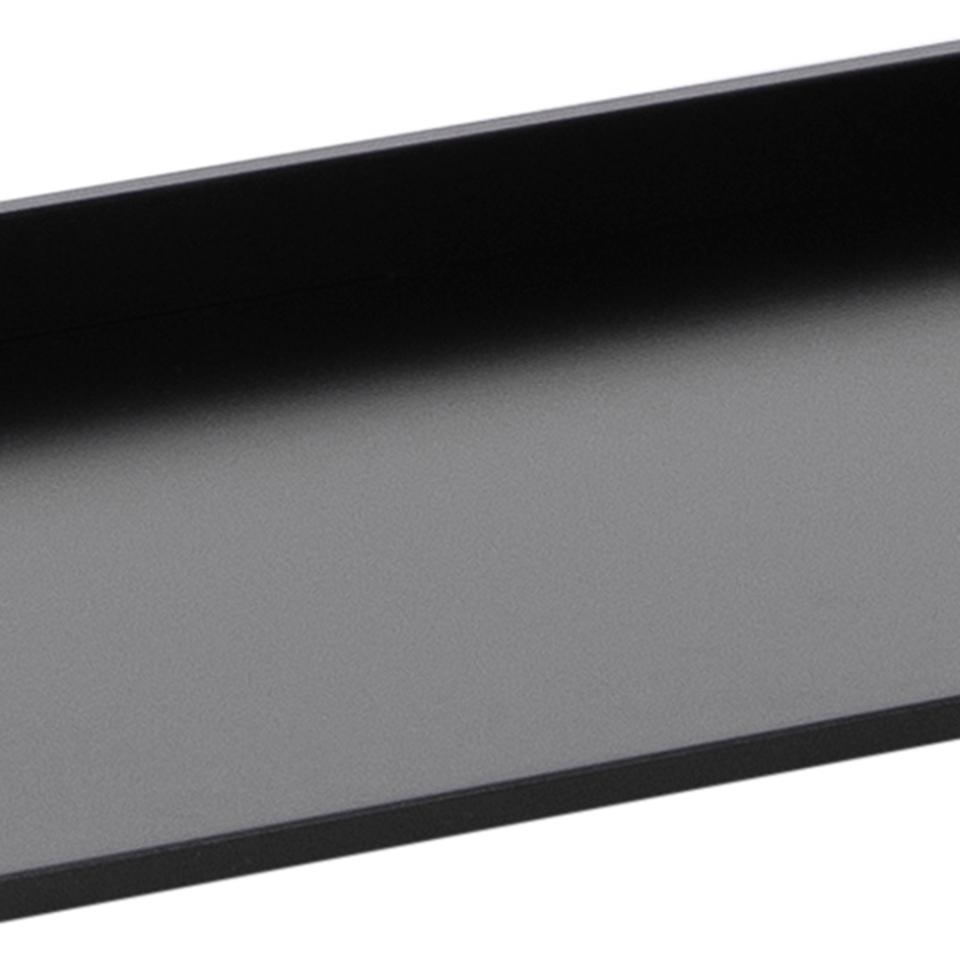 Wally Large Wooden Step Bookcase Storage Shelf Unit In Black 63x40x180 cm
