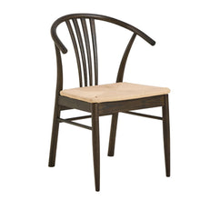 Load image into Gallery viewer, York Oak Dining Chair With Armrest And White Paper Plaits Set Of 2 Chairs
