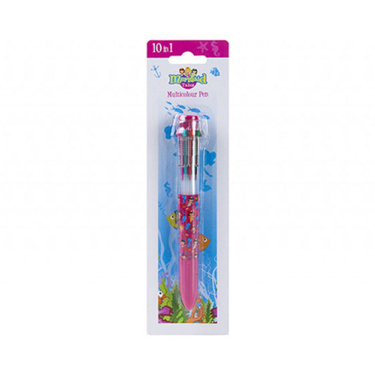 Mermaid 10 in 1 Multicolour Roller Ball Pen