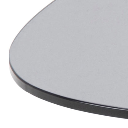 Barnsley Smoked Glass Designer Coffee Table Plectrum Shape 84x77x34cm
