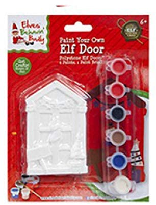 Paint Your Own Xmas Elf Door For Your Naughty Elves Behaving Badly Christmas Craft Activity