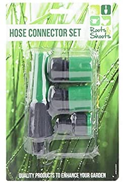 Hose Connector Set Containing Spray Nozzle And Tap Adaptor