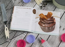 Load image into Gallery viewer, Let&#39;s Get Baking Cupcake Recipe Book Gift Set With Cake Moulds And Piping
