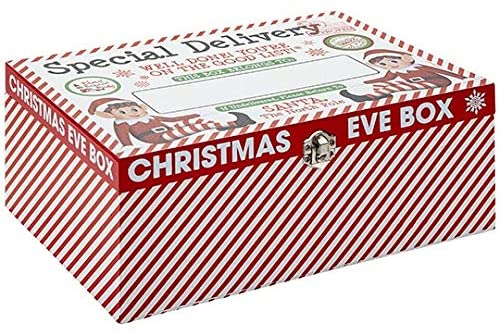 Wooden Christmas Eve Box- Elfies Special Delivery From The North Pole