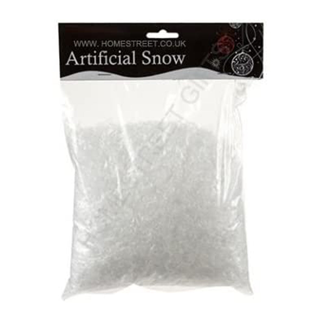Artificial Clear Snow 5oz Pack Christmas Decorations