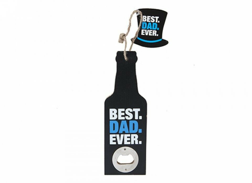 Best Dad Ever Beer Bottle Opener - Father's Day Gift - Great For Home Bar