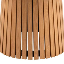 Load image into Gallery viewer, Christo Lamella Round Oak Dining Table, Spacious 120cm
