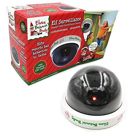 Elf Pretend Video Camera Dummy Toy Replica CCTV Surveillance Christmas Decoration for Elves Behavin' Badly
