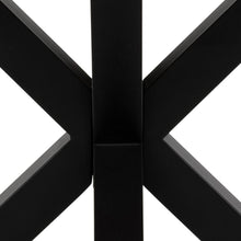 Load image into Gallery viewer, Heaven Round Wild Oak Dining Table 120cm Large Designer Furniture Solid Metal Base
