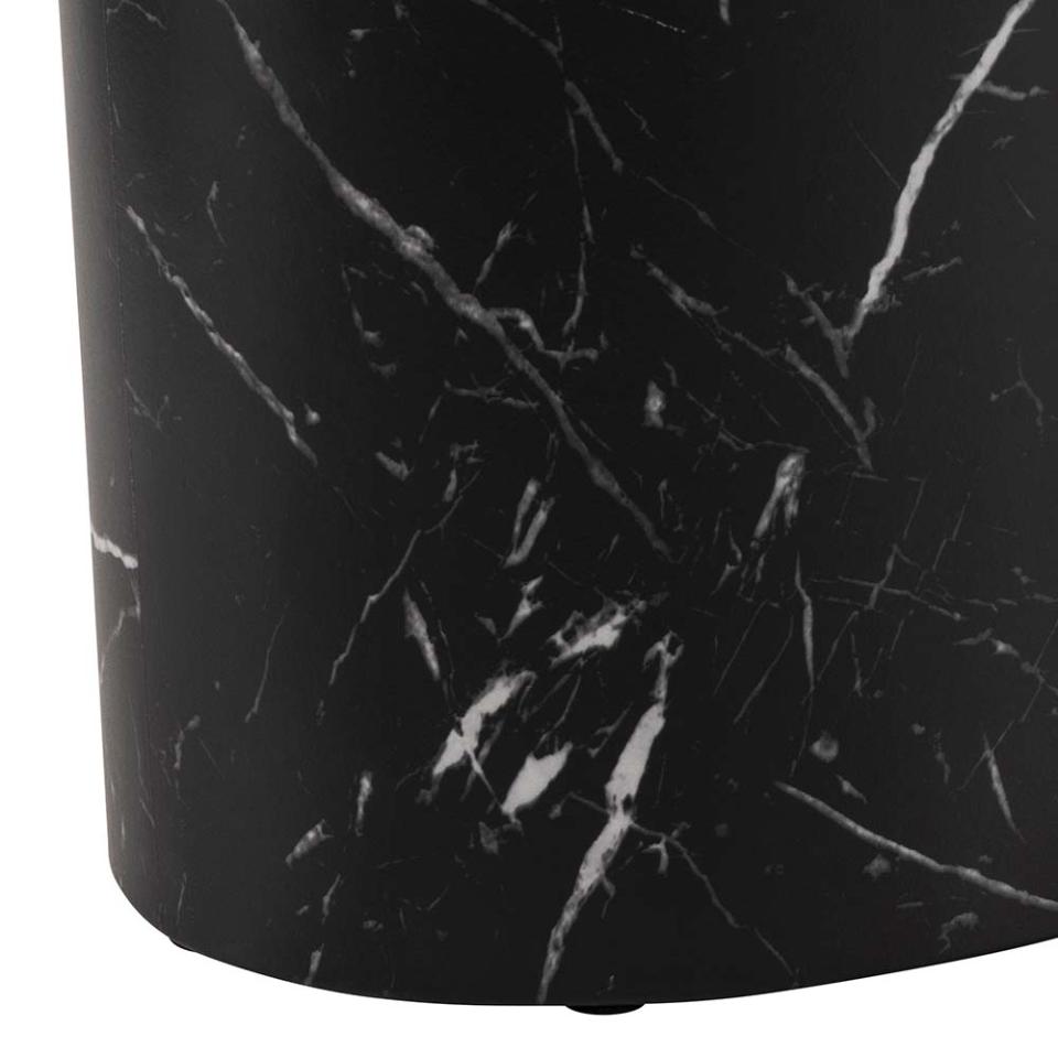 Mice Coffee Side Table Set In Beautiful Black Marble 2pcs 33x48x40cm