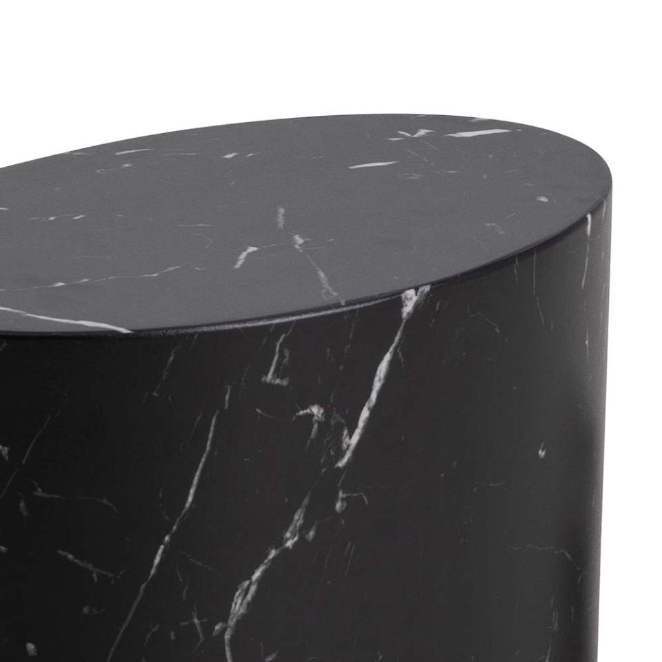 Mice Coffee Side Table Set In Beautiful Black Marble 2pcs 33x48x40cm