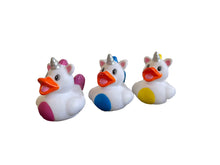 Load image into Gallery viewer, Unicorn Ducks, Set of 6 Rubber Unicorn Ducks in Bright Colours. &#39;Unicorn Ducks&#39; from Ducks in Disguise
