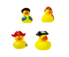 Load image into Gallery viewer, Pirate Ducks, Set of 4 Rubber Pirate Ducks Ready To Set Sail. &#39;Pirate Ducks&#39; from Ducks in Disguise
