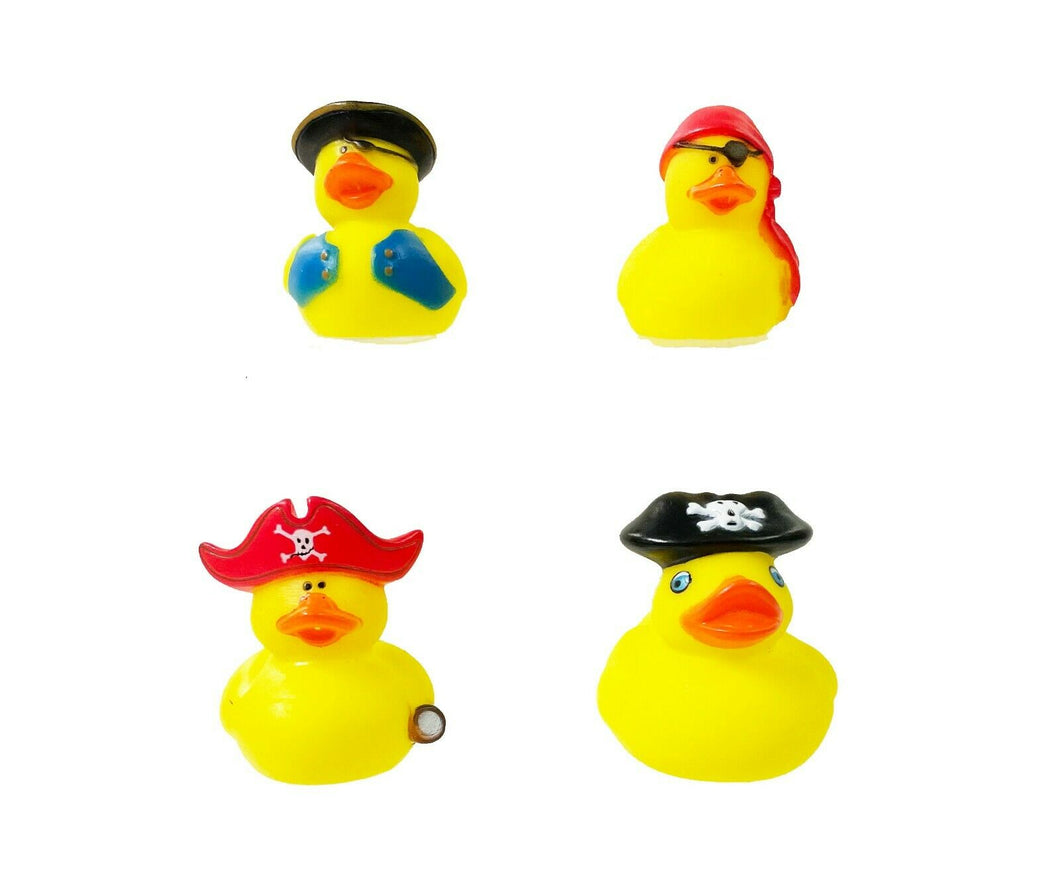 Pirate Ducks, Set of 4 Rubber Pirate Ducks Ready To Set Sail. 'Pirate Ducks' from Ducks in Disguise