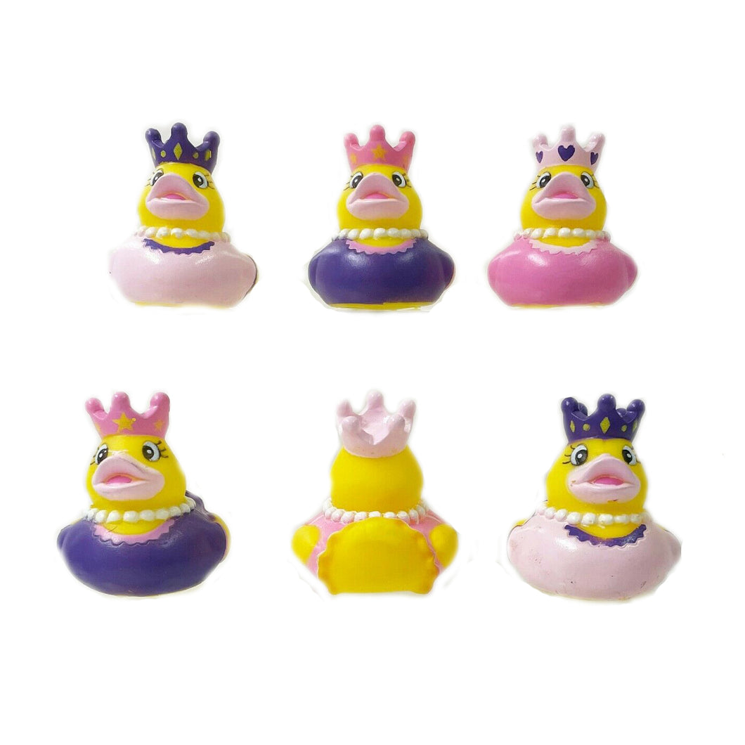 Queen Rubber Ducks, Set of 6 Royal Queen Rubber Ducks. 'Queen Ducks' from Ducks in Disguise