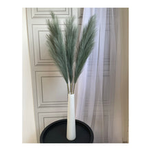 Load image into Gallery viewer, Large Faux Pampas Grass 3 Stems 115cm Tall Fluffy Artificial Dried Flower Décor Many Colours
