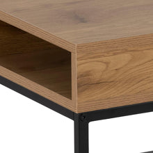Load image into Gallery viewer, Willford Spacious Storage Coffee Table With Shelf And Drawer, Oak 120 cm
