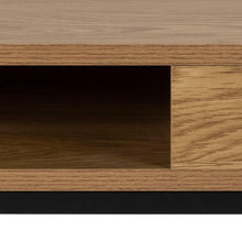 Load image into Gallery viewer, Willford Spacious Storage Coffee Table With Shelf And Drawer, Oak 80 cm
