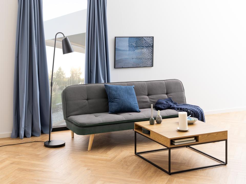 Willford Spacious Storage Coffee Table With Shelf And Drawer In Oak 80cm