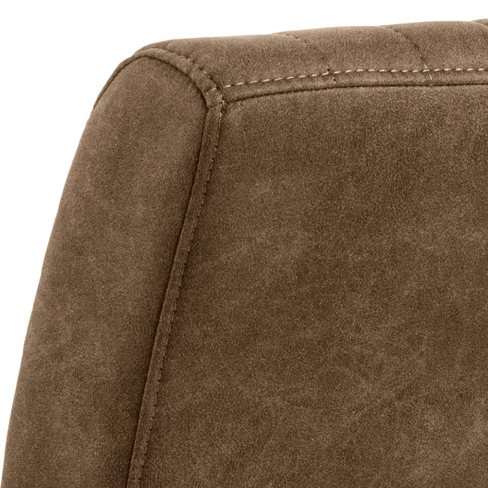 Adele Designer Dining Chair With Armrest Pocket Springs And Vertical Stitching, Set Of 2 Chairs
