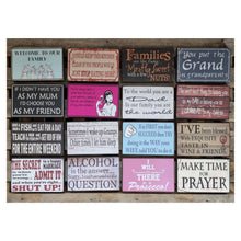 Load image into Gallery viewer, Wall Art Sign Plaque With A Funny Message For A Husband And Wife 25x16cm

